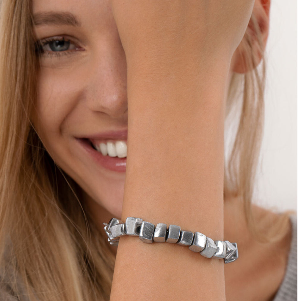 Elastic Squares Bracelet