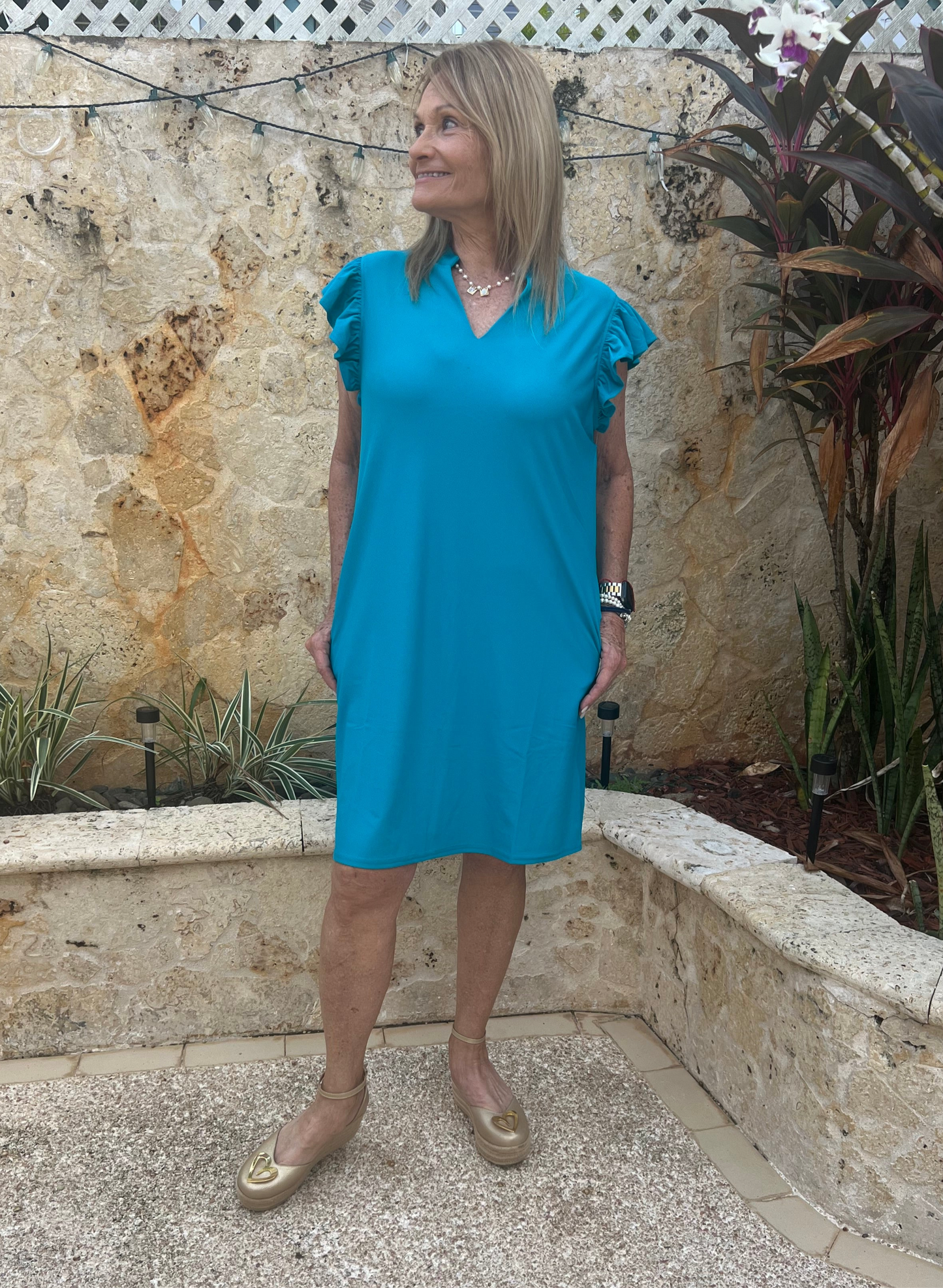 Turquoise Blue Dress