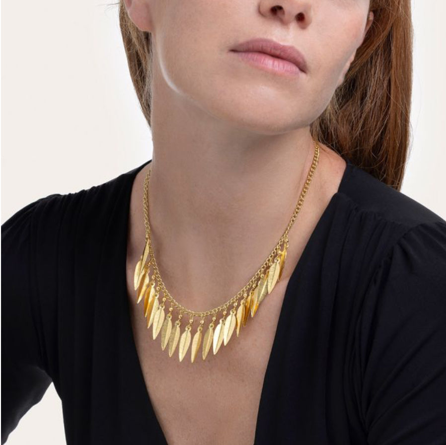 Necklace Pendenti Foglie