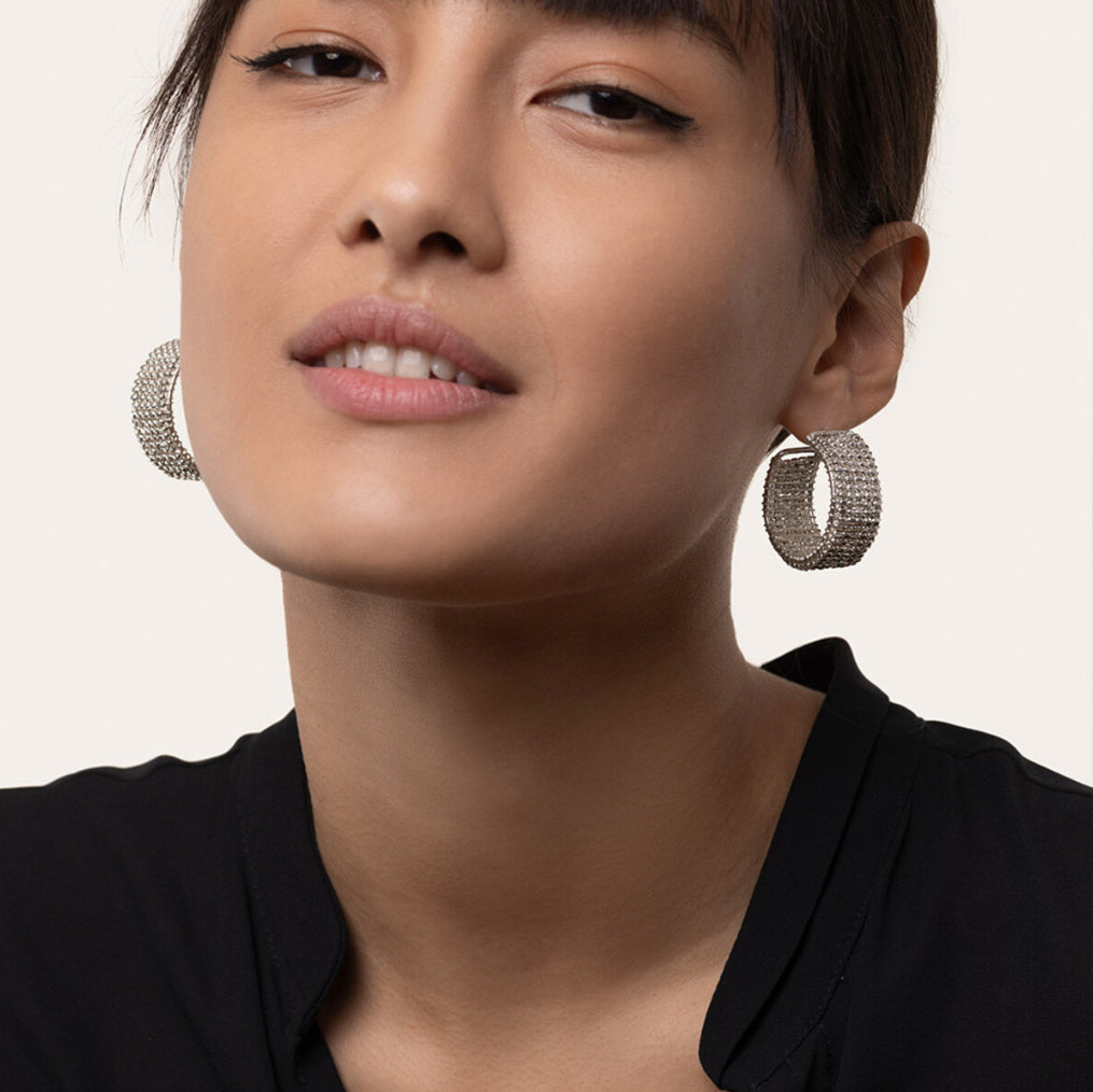 Earrings Semicerchio Micro Pepite