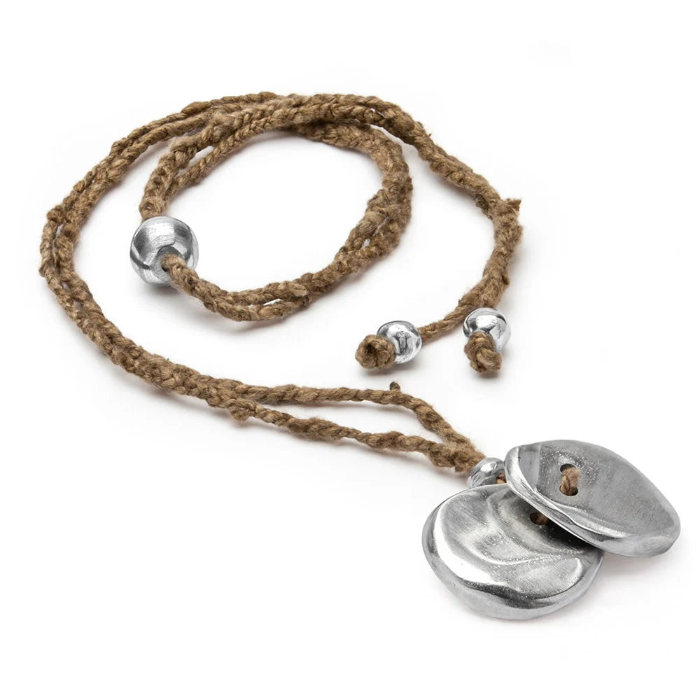 Necklace Irregular Buttons