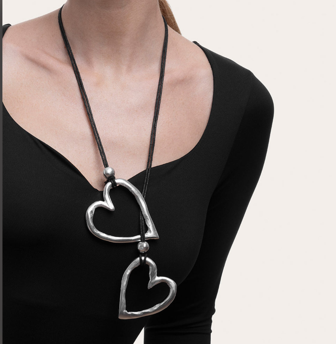 Two Heart Interlock Necklace