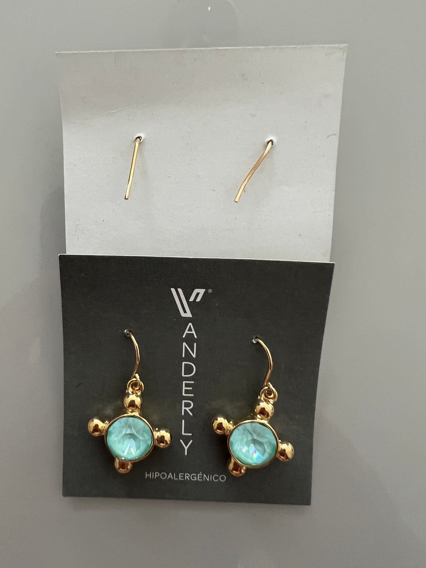 Cross Shape Stone Earrings