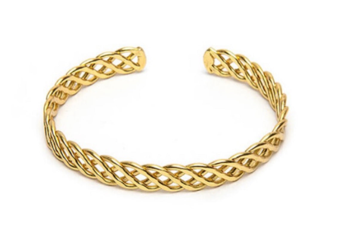 Bangle Aperto Rafia Bracelet