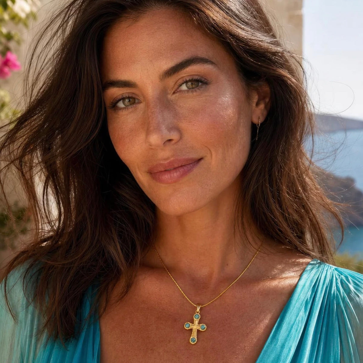 Serena Cross Necklace