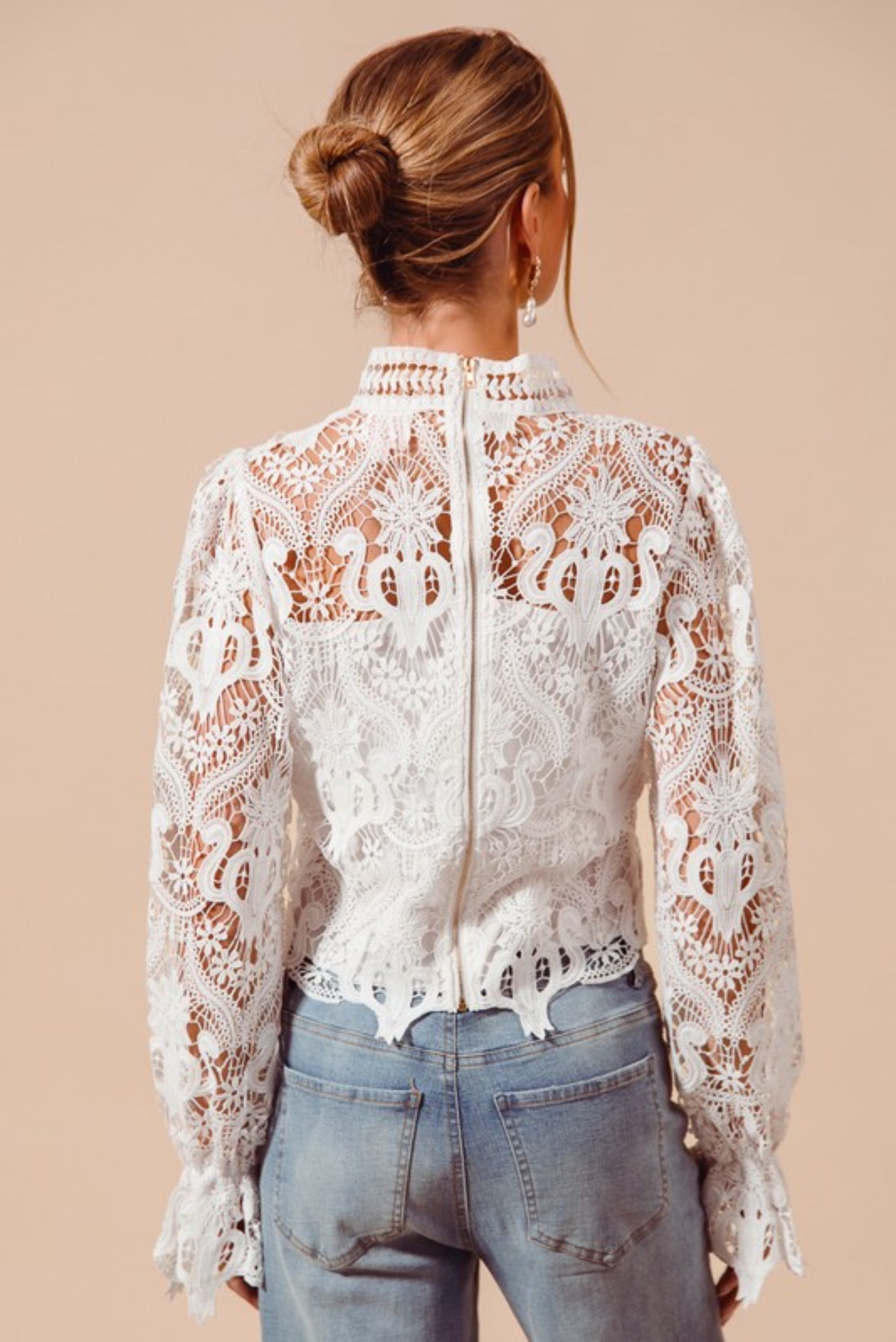 White Lace Blouse
