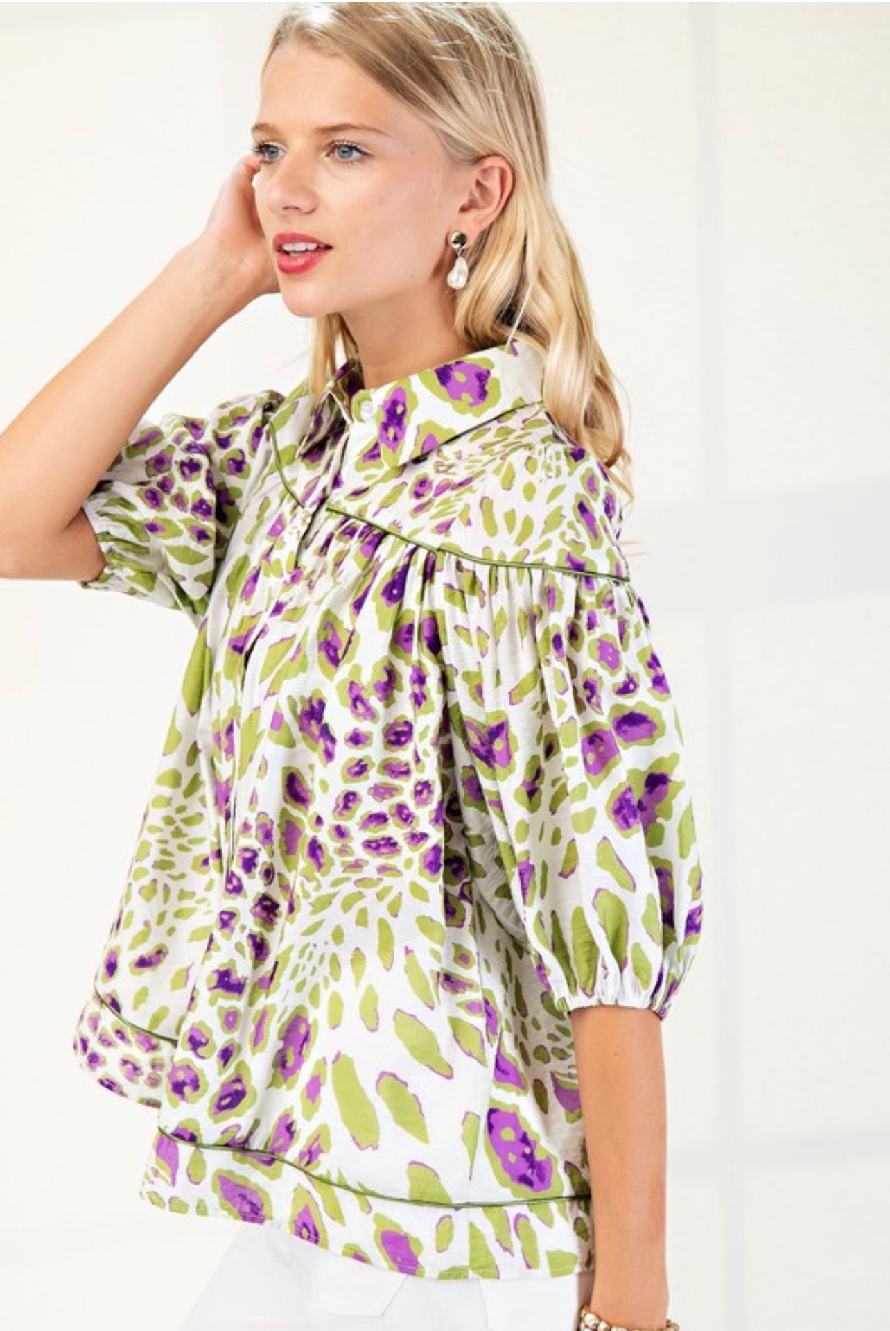 Leopard Print Top