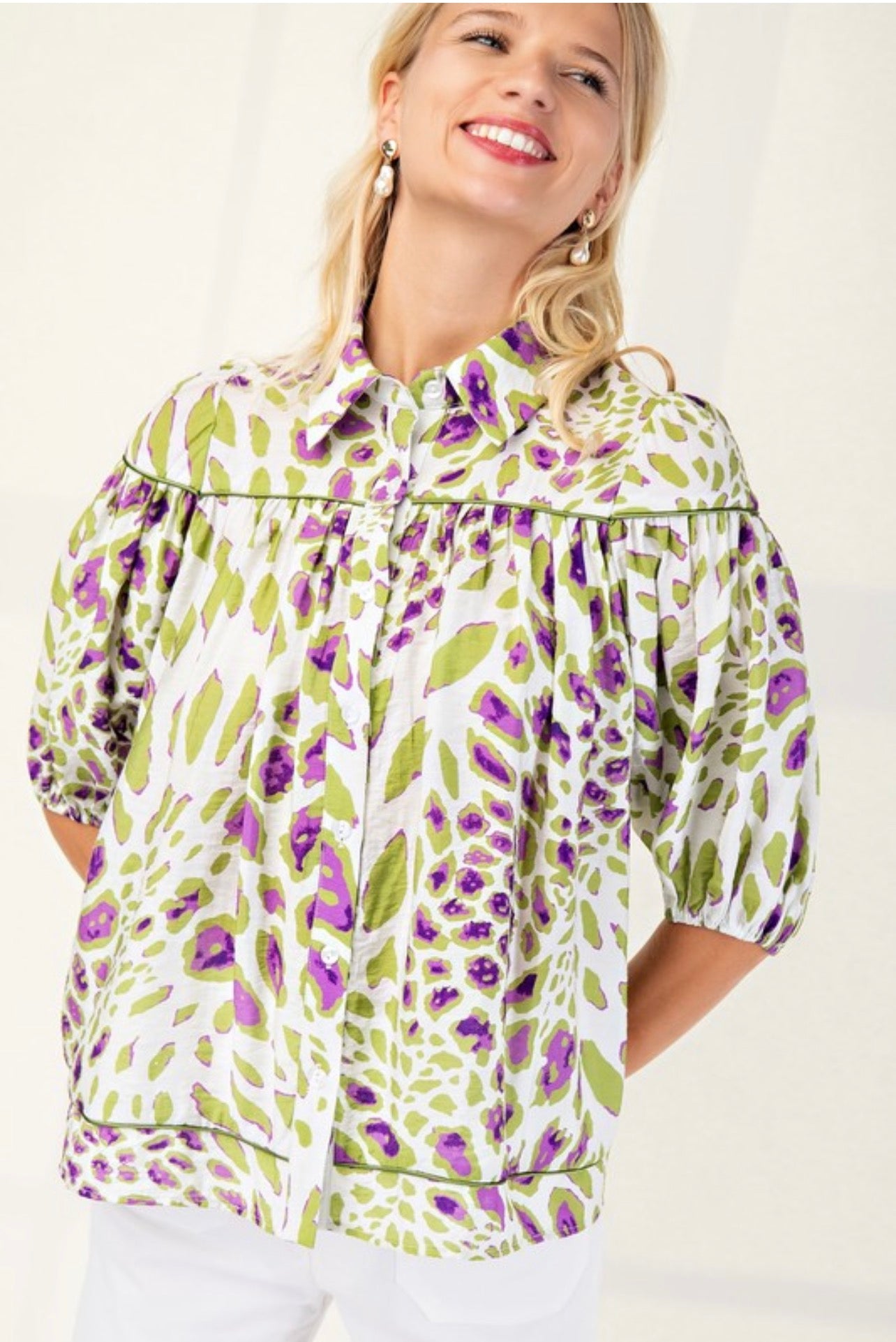 Leopard Print Top