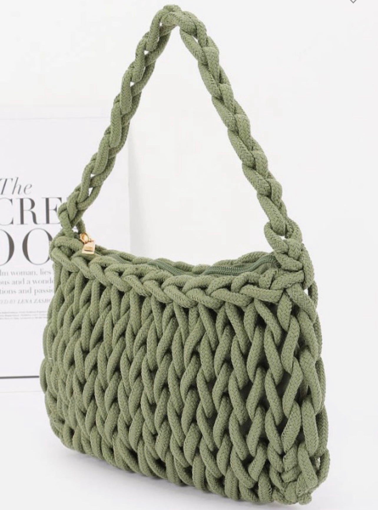 Olive or Black Right Size Purse