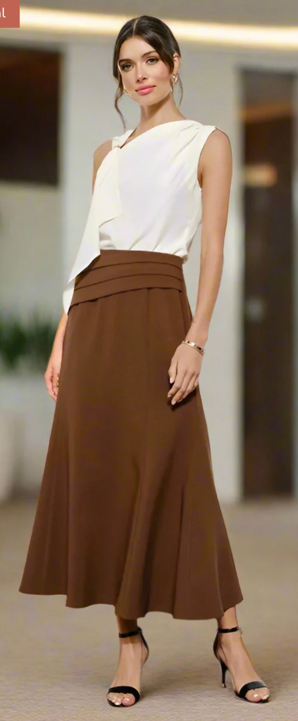 Chocolate Midi Skirt