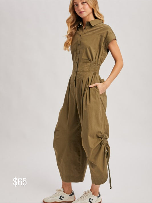 Olive Green Overall
