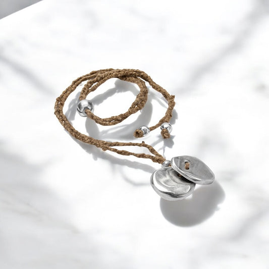 Necklace Irregular Buttons