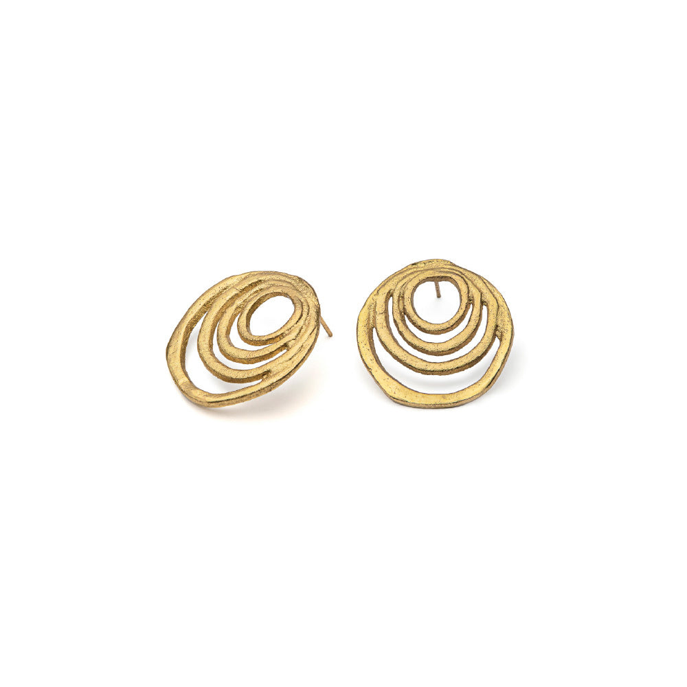 Orecchini Cerchi Concentrici Rigidi Earrings