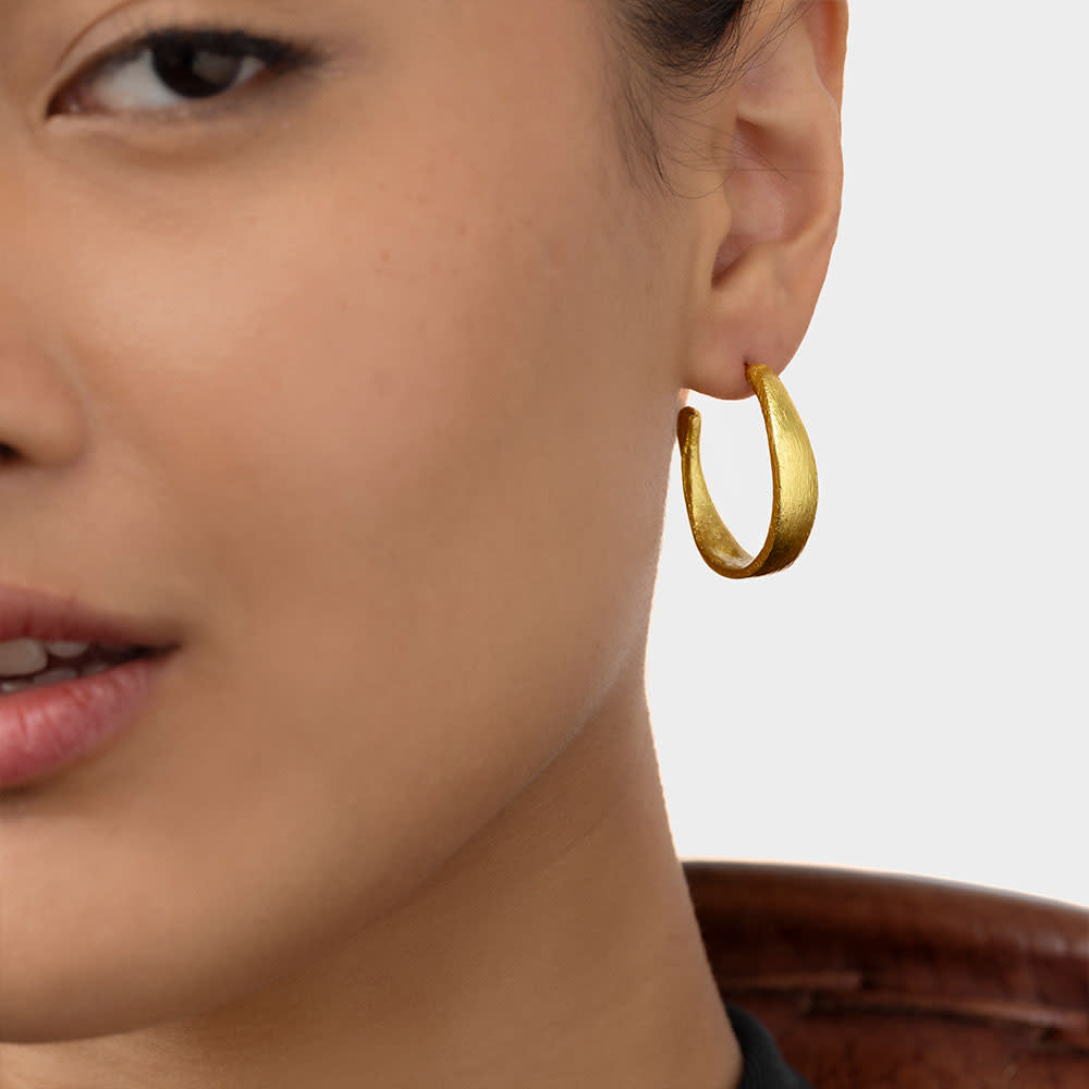 Orechinni Cerchi Medi Hoop Earrings