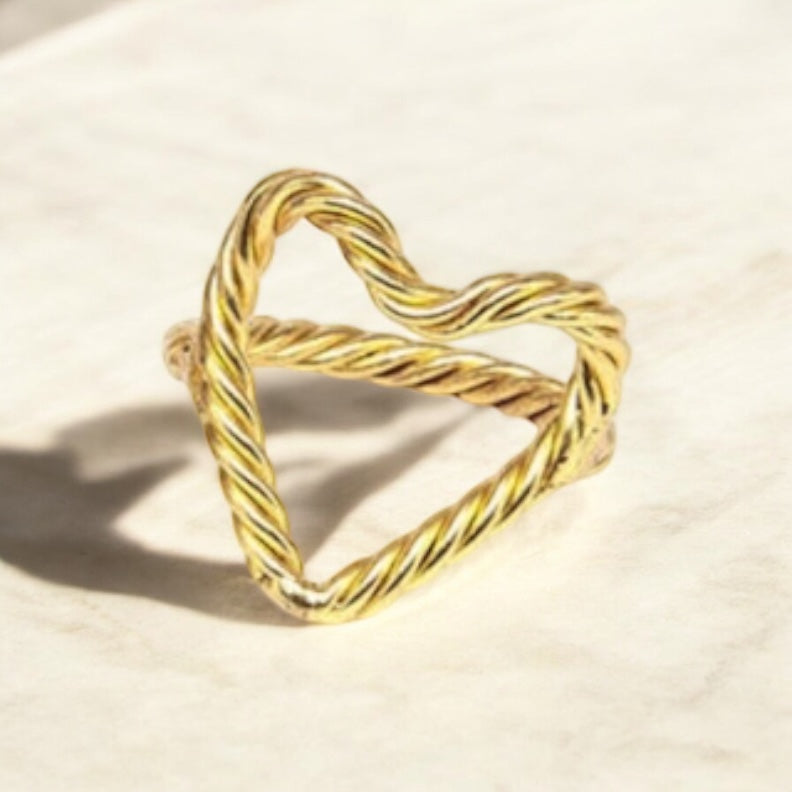 Wired Heart Ring